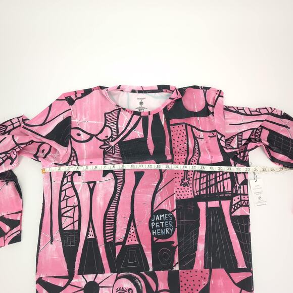 Swiminista x James Peter Henry Good Vibes Rashguard Beach Activities Pink XL NWT - Picture 9 of 15